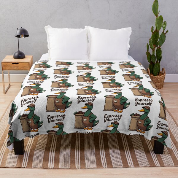 Item preview, Espresso Yourself – Coffee Barista Duck Pun Design designed and sold by TeeTimeTreasure.