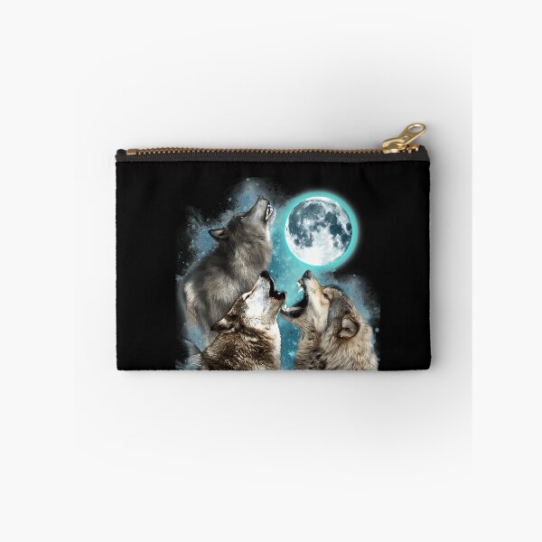Item preview, 3 Wolf Moon Howling Wolf Head Funny Wolves For Men Women T-Shirt (1) designed and sold by evar42devon.