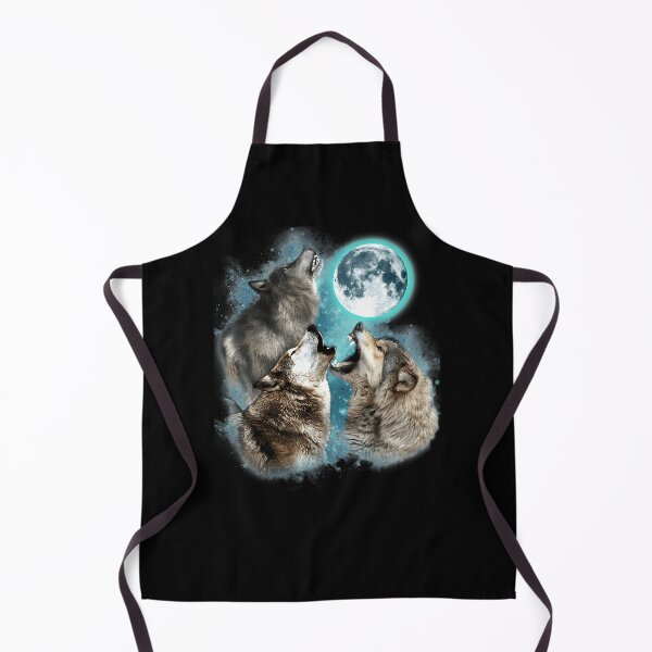 Item preview, 3 Wolf Moon Howling Wolf Head Funny Wolves For Men Women T-Shirt (1) designed and sold by evar42devon.