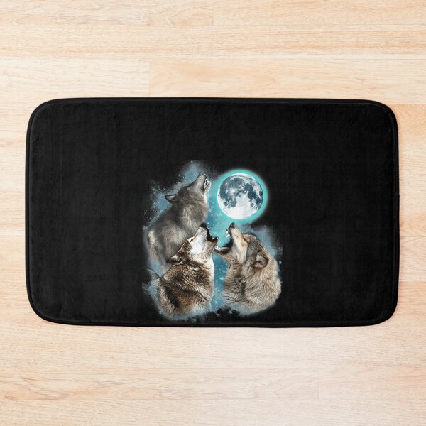 Item preview, 3 Wolf Moon Howling Wolf Head Funny Wolves For Men Women T-Shirt (1) designed and sold by evar42devon.