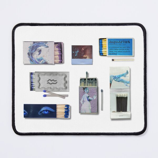 Item preview, Aquarius Match Print designed and sold by Uncaged World.