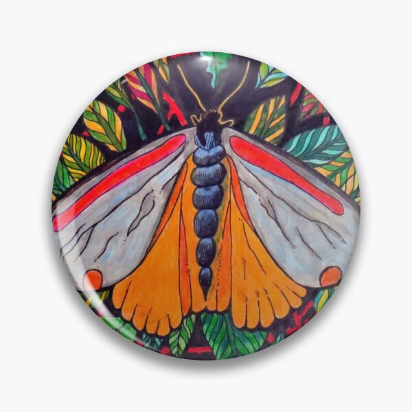 Item preview, 1033 - CINNABAR MOTH DESIGN - DAVE EDWARDS - MIXED MEDIA - 2025 designed and sold by BLYTHART.