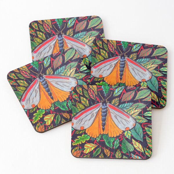 Item preview, 1033 - CINNABAR MOTH DESIGN - DAVE EDWARDS - MIXED MEDIA - 2025 designed and sold by BLYTHART.