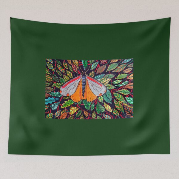 Item preview, 1033 - CINNABAR MOTH DESIGN - DAVE EDWARDS - MIXED MEDIA - 2025 designed and sold by BLYTHART.