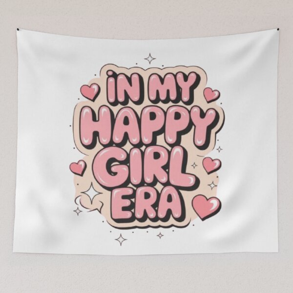 Artikelvorschau, In My Happy Girl Era – Affiche / Design Kawaii Rose entworfen und verkauft von MeowLoka ⭐⭐⭐⭐.