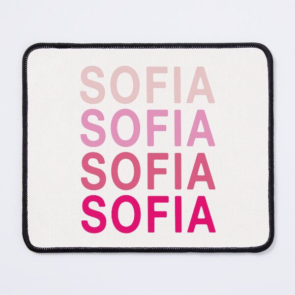 Item preview, Sofia Name Pink Colors designed and sold by Jeallan Designs.