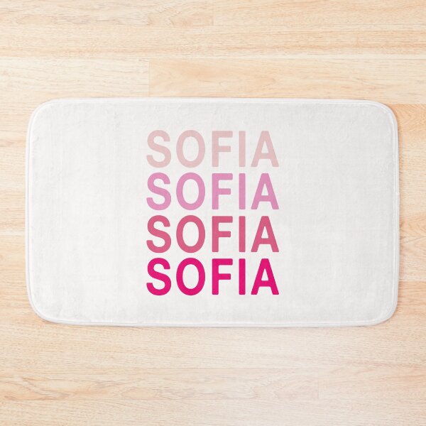 Item preview, Sofia Name Pink Colors designed and sold by Jeallan Designs.