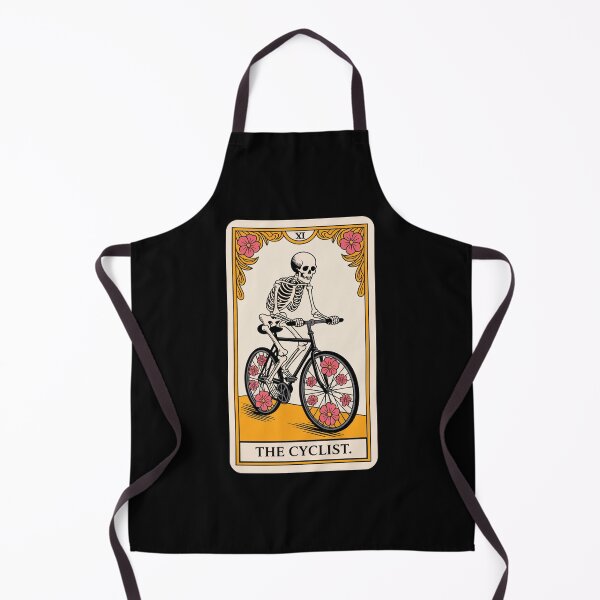 Item preview, The Cyclist Skeleton Pedaling Tarot Card Design designed and sold by Blok45.
