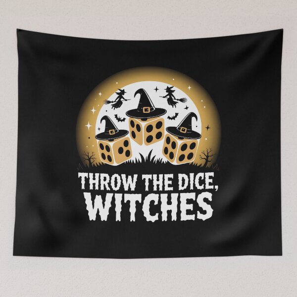 Item preview, Throw The Dice Witches Halloween Bunco Game designed and sold by UrbanHowlz.