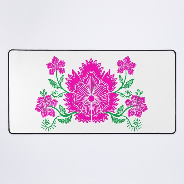 Item preview, Kalamkari pink flowers designed and sold by Anisha  Vaz.