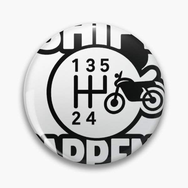 Item preview, Shift Happens – Funny Motorcycle Gear Shifter Biker Design designed and sold by fjurcev.