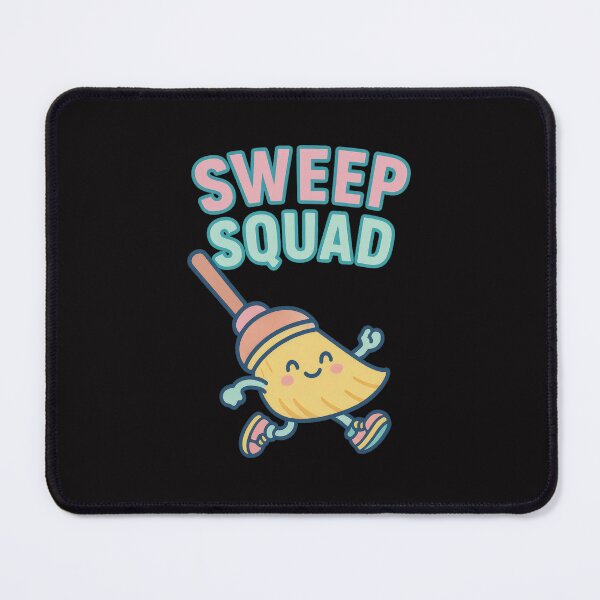 Item preview, Sweep Squad – Cute Cartoon Broom Character Design designed and sold by AwesomeBeyondLimits.