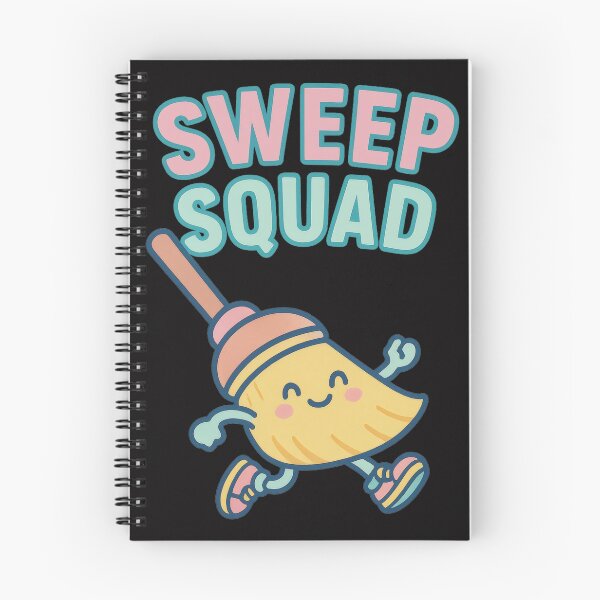 Item preview, Sweep Squad – Cute Cartoon Broom Character Design designed and sold by AwesomeBeyondLimits.