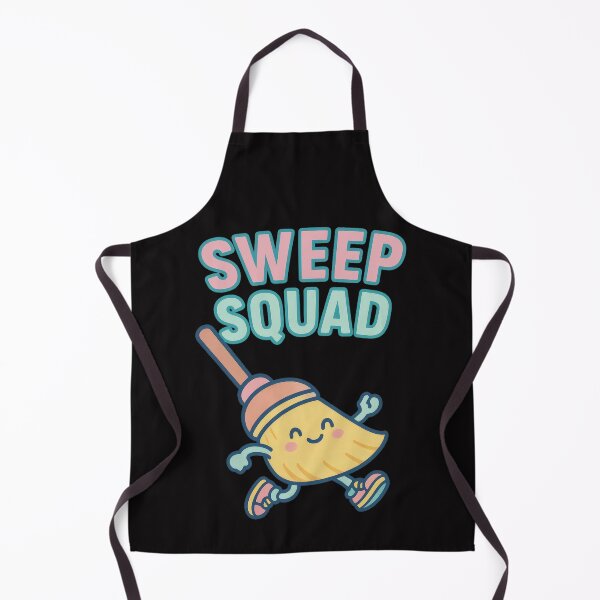 Item preview, Sweep Squad – Cute Cartoon Broom Character Design designed and sold by AwesomeBeyondLimits.