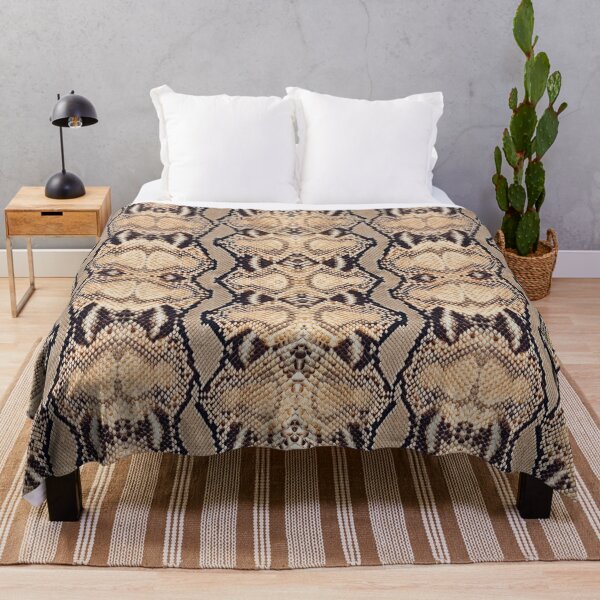 Item preview, Rattlesnake Brown Snake Skin Python Snake Print designed and sold by FemmePod.