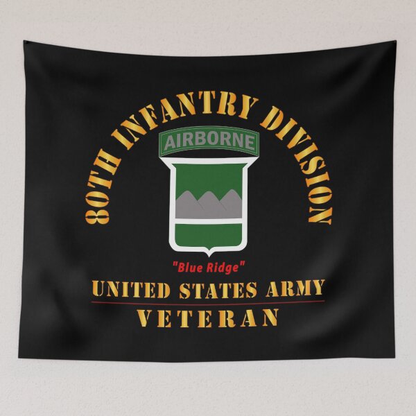 Item preview, Army - SSI - 80th Infantry Division w Airborne Tab - Blue Ridge - US Army Veteran X 300 designed and sold by Military Insignia Products.