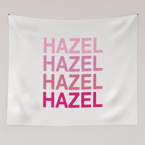 Item preview, Hazel Name Pink Colors designed and sold by Jeallan Designs.