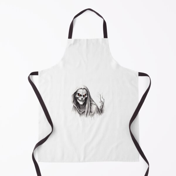 Item preview, Sinister Skull Spirit – Gothic Horror Red Eyes Skeleton in Ghostly Cloak designed and sold by Fashionpopss.