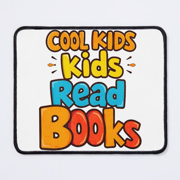 Item preview, Cool Kids Read Books Fun Colorful Inspirational Quote designed and sold by ArtDesignTp.