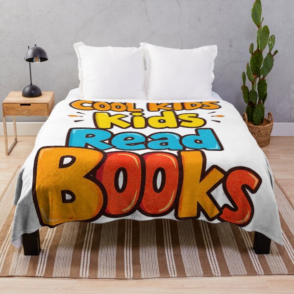 Item preview, Cool Kids Read Books Fun Colorful Inspirational Quote designed and sold by ArtDesignTp.
