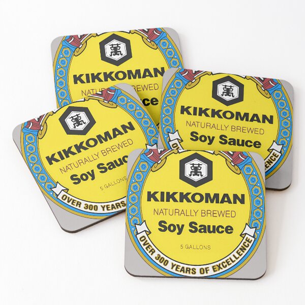 Item preview, All-Purpose-Kikkoman-Soy-Sauce-Print-Design-Men'S-Ideal-Short-Sleeve-Black-Funny-Cotton-T-Shirt designed and sold by RafaeCavalcanti.