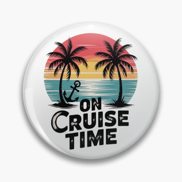 Item preview, On Cruise Time Coconut Tree Summer Vacation Cruising designed and sold by Vastingan.