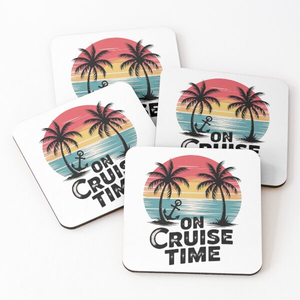 Item preview, On Cruise Time Coconut Tree Summer Vacation Cruising designed and sold by Vastingan.