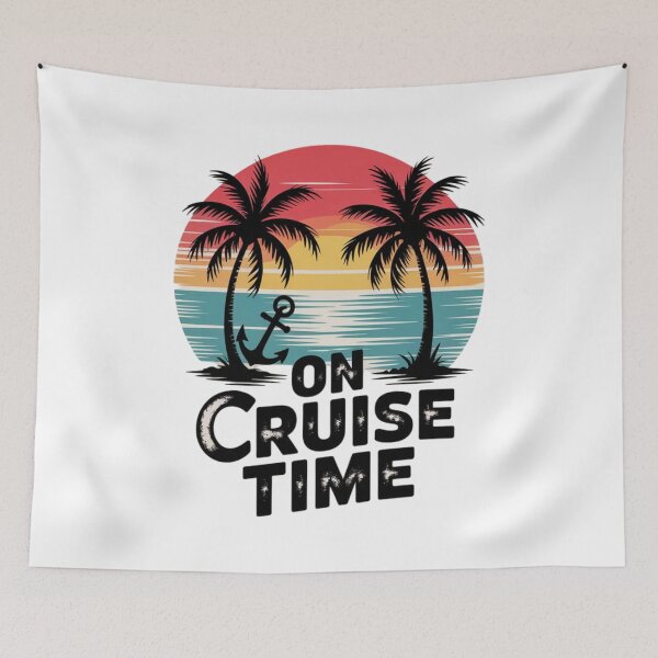 Item preview, On Cruise Time Coconut Tree Summer Vacation Cruising designed and sold by Vastingan.