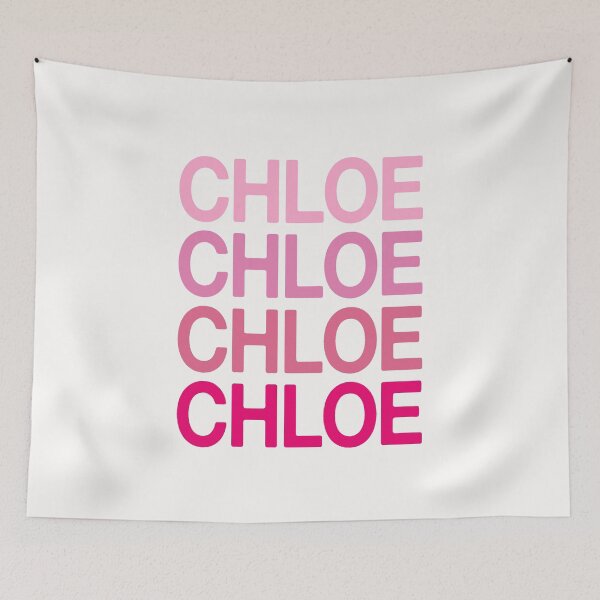 Item preview, Chloe Name Pink Colors designed and sold by Jeallan Designs.