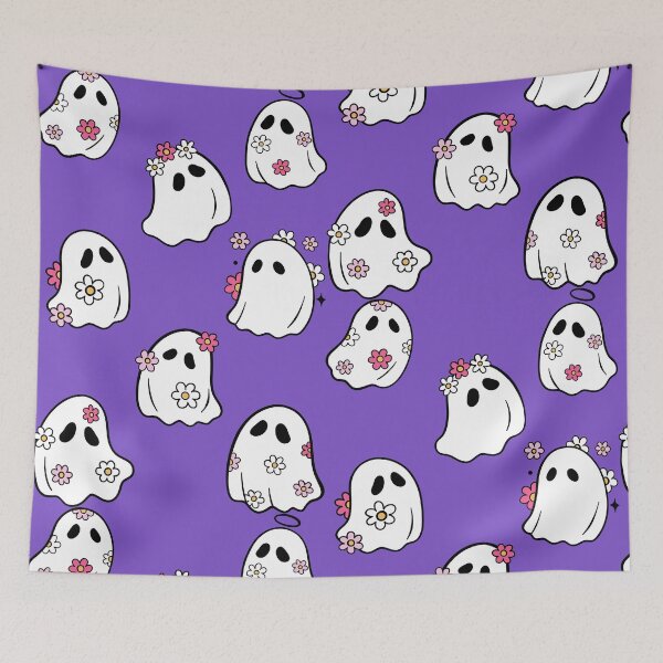 Item preview, Flowers Spookie Ghostly Cuteness designed and sold by ElixirCraft.