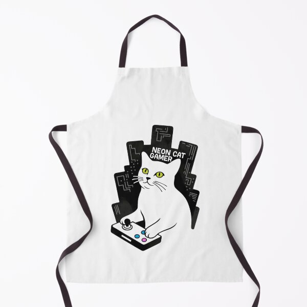 Item preview, Neon Cat Gamer designed and sold by SignumShop.