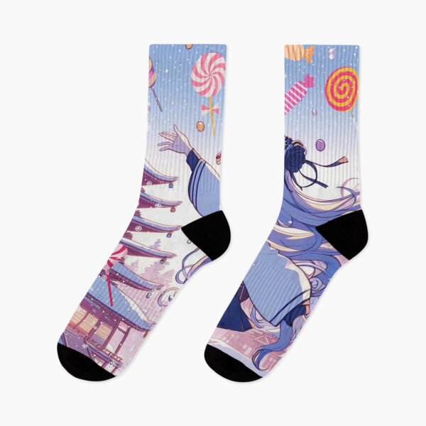 Item preview, Winter Anime Girl – Kawaii Blue Hair Aesthetic in Japanese Snow Scene designed and sold by Sugar Wisdom .