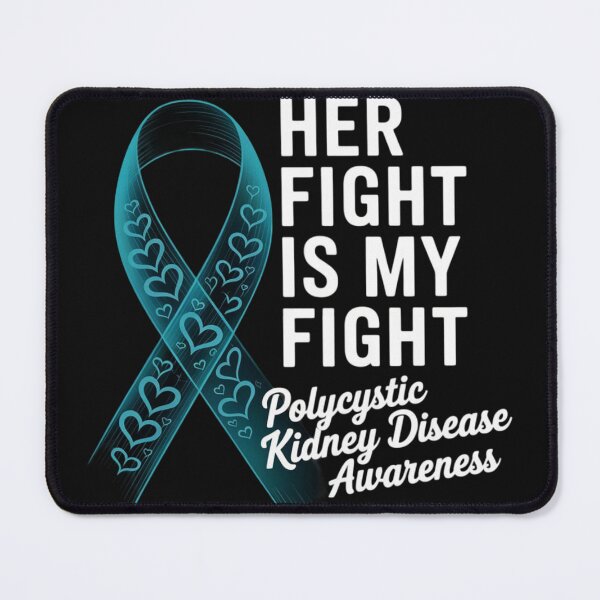 Item preview, Polycystic Kidney Disease Awareness Her Fight PKD Warrior designed and sold by Vastingan.