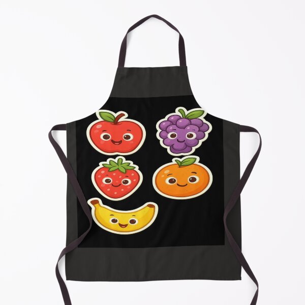 Item preview, Cute Smiling Fruit Sticker Set designed and sold by Ck's art.