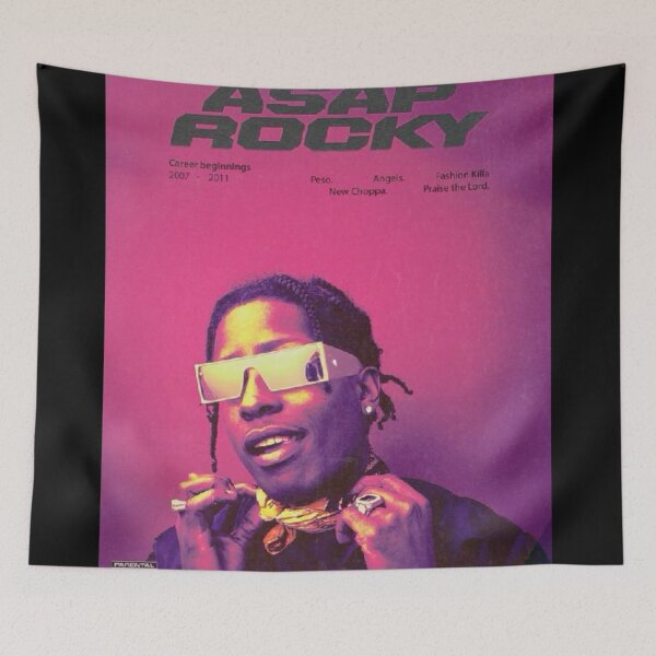 Item preview, Asap Rocky art designed and sold by BubbleStreet.