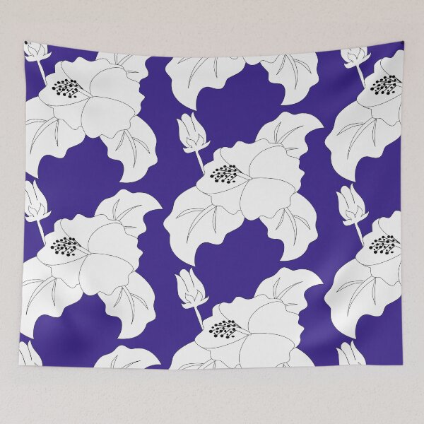 Item preview, Hibiscus Flower Line Art Illustration designed and sold by RS4you.