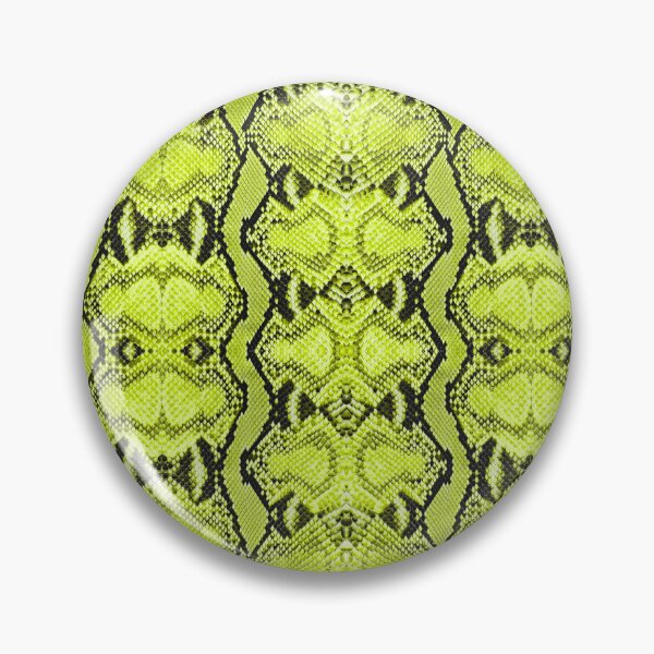 Item preview, Snake Skin Neon Green Rattlesnake Python Snake Print designed and sold by FemmePod.