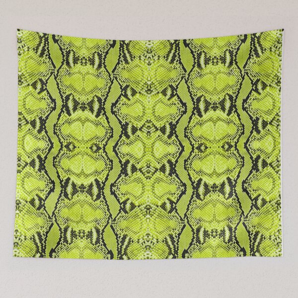 Item preview, Snake Skin Neon Green Rattlesnake Python Snake Print designed and sold by FemmePod.
