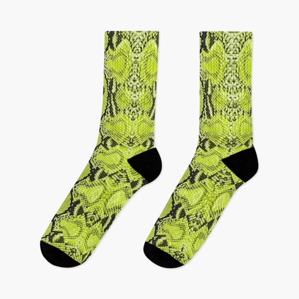 Item preview, Snake Skin Neon Green Rattlesnake Python Snake Print designed and sold by FemmePod.