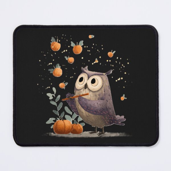 Item preview, Owl with Flute T-Shirt designed and sold by Zentuary.