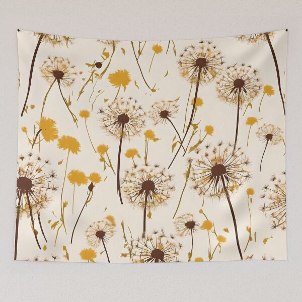 Item preview, Dandelion flowers spreading with the wind designed and sold by Ciervo Primavera.