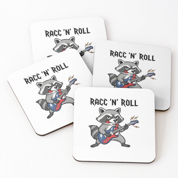 Item preview, Racc 'n' Roll Funny Raccoon Rocker  designed and sold by LittleArij.
