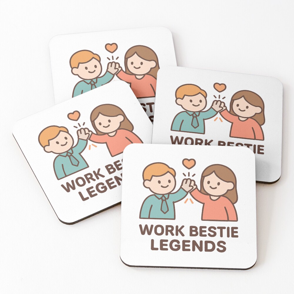 Item preview, Coasters (Set of 4) designed and sold by LevelUpLab.