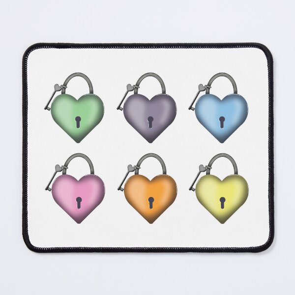 Item preview, Pastel Heart Locks designed and sold by DesignsByChloeZ.