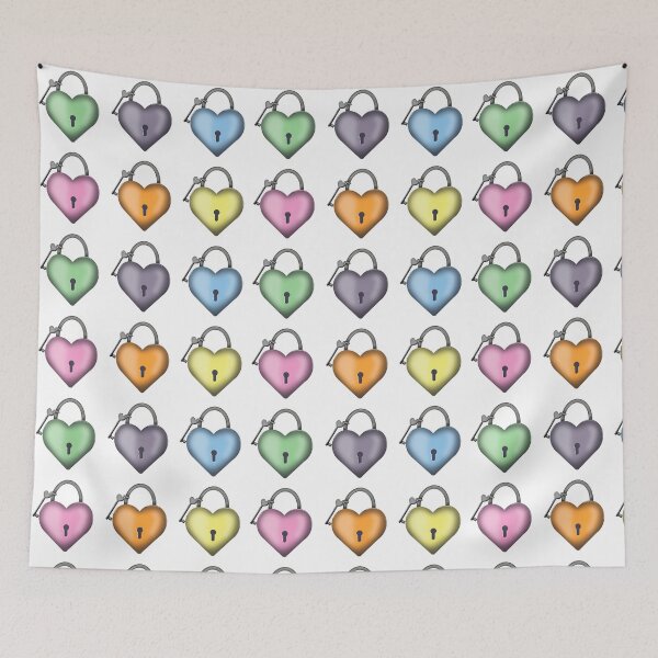 Item preview, Pastel Heart Locks designed and sold by DesignsByChloeZ.