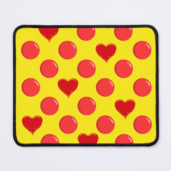 Item preview, Red Bubble Vibes – Cute Hearts and Bubbles Pattern Design designed and sold by Lunaria Arts.