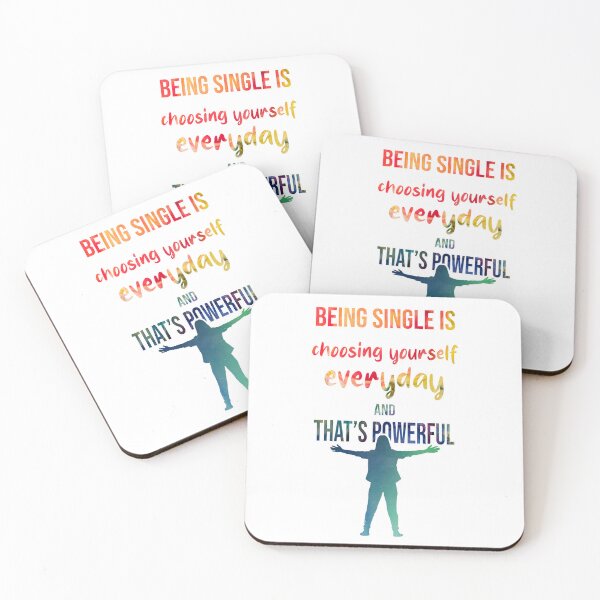 Item preview, Being Single Is Choosing Yourself Every Day – Powerful Independence Quote designed and sold by ArtsyExplorer.