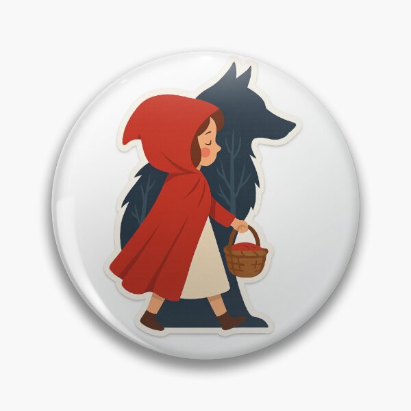 Item preview, Little Red and Woof designed and sold by Drama&Doodles.
