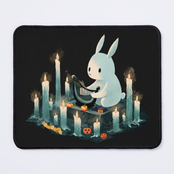 Item preview, Rabbit with Harp T-Shirt - Spooky Jam Session designed and sold by Zentuary.