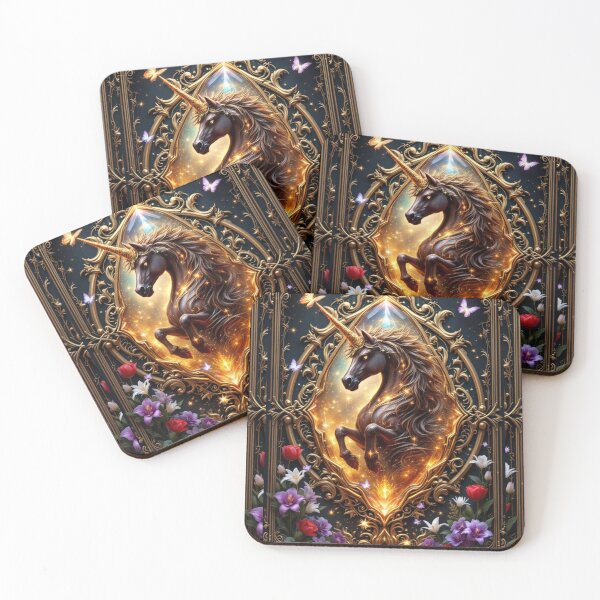 Item preview, Earth Unicorn of March | Spring Equinox Magickal Art designed and sold by CamillaCreation.